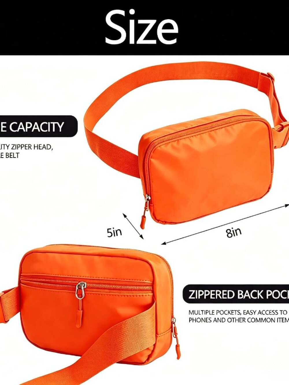Belt bag Fanny pack crossbody bags for women Everywhere belt bag - Picture 4 of 4